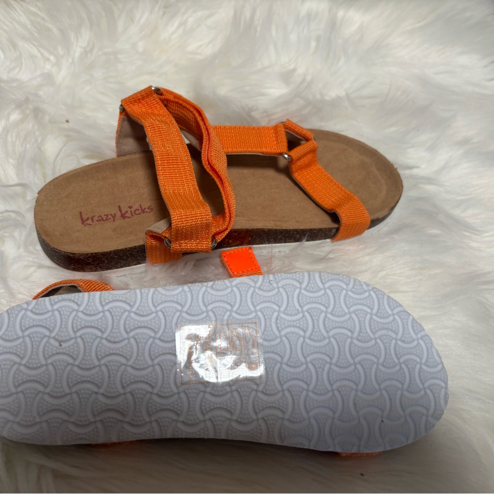 Orange Kids Sandals